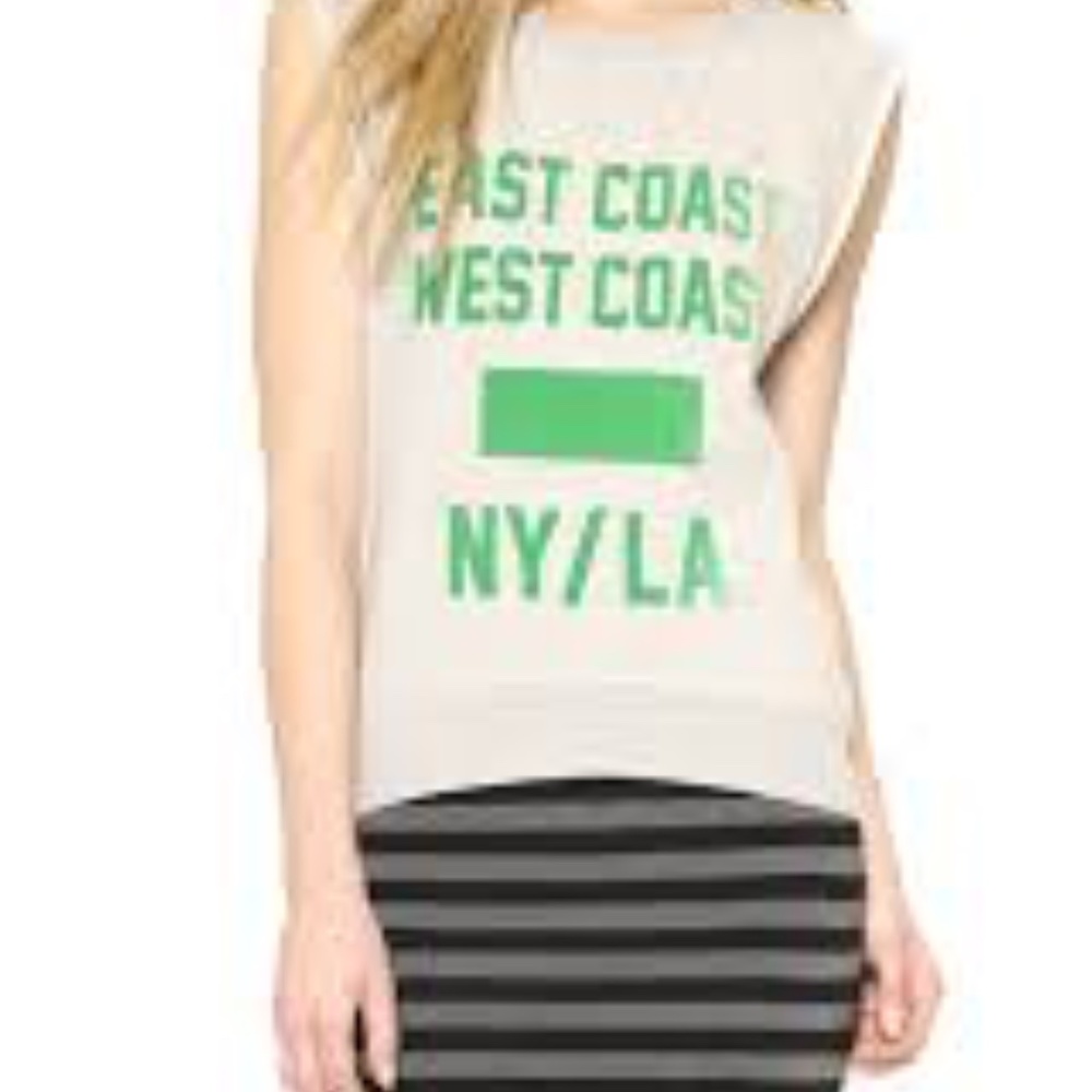 Pam and Gela Distressed Muscle Sweatshirt